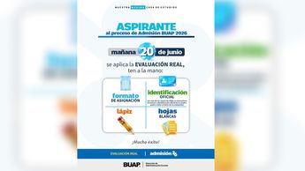 El dictamen final de admisión podrá consultarse en la plataforma oficial de Autoservicios BUAP el 18 de julio / Cortesía BUAP