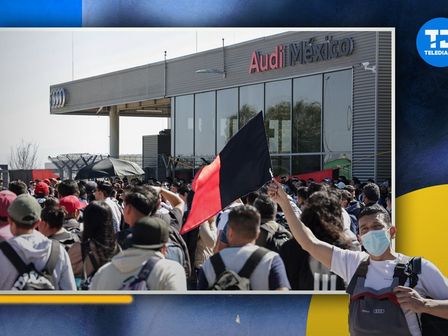 Estalla la huelga en Audi en Puebla por falta de acuerdo salarial / TELEDIARIO