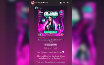 Bellakath publicó en Instagram el anuncio de su presentación en Austin, Texas este 12 de enero | @labellakath