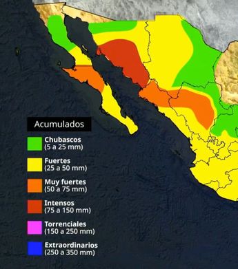 Se prevé que Coahuila se mantenga al margen de las afectaciones directas del huracán.