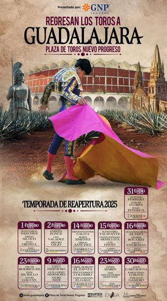 Así serán las actividades en la Plaza de Toros Nuevo Progreso/ Especial