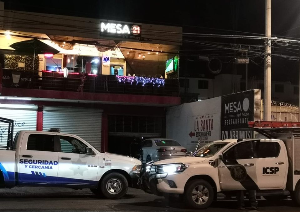 Ataque a balazos en restaurante en Santa Catarina. / Israel Santacruz