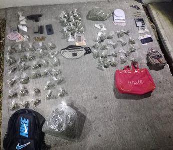 Sustancias decomisadas a los arrestados. | Cortesía
