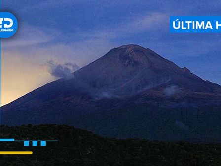 El semáforo de alerta volcánica del Popocatépetl está en Amarillo Fase 2 HOY 8 de abril 2025 / Andrés Lobato