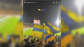 Diego Ramírez, canterano de Tigres, apoyando al equipo con los 'Libres y Lokos' / Captura