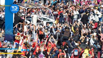 Miles de personas recibieron al Papa Francisco en su visita | Presidencia de la República