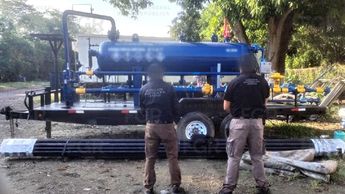 La FGR también aseguró 3 motobombas acopladas a mangueras y remolques | Especial