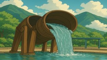 Parque Fundidora al estilo Ghibli
