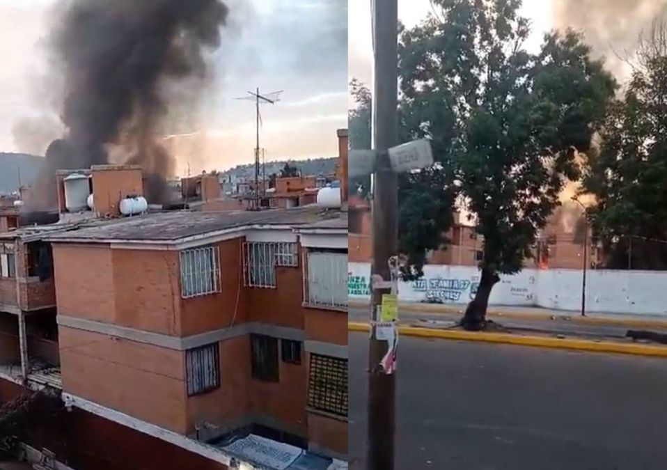 Incendio en la Unidad Habitacional Tepozanes