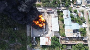 Incendio sobre Francisco Villa y Ejido Juárez. | Protección Civil de Nuevo León