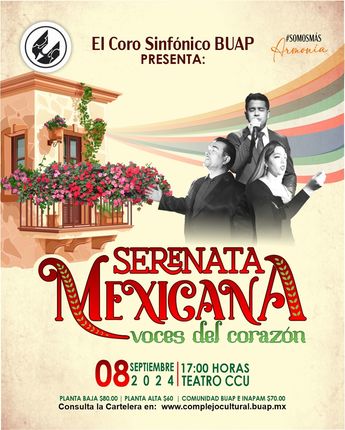 Serenata Mexicana en voz del Coro Sinfónico de la BUAP / Cortesía