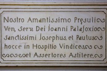 Placa del santuario de San José Chiapa | Andrés Lobato