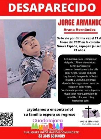 Publicación en redes de la desaparición de Jorge Armando | Especial