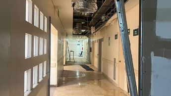 Instalaciones de la clínia 180 del IMSS donde entraba agua / Gloria Reza