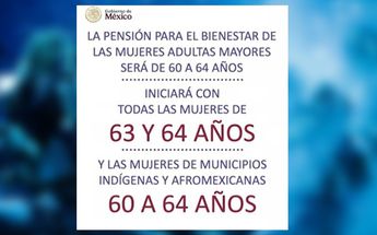 Las mujeres indígenas recibirán la pensión a partir de los 60 años | Claudia Sheinbaum