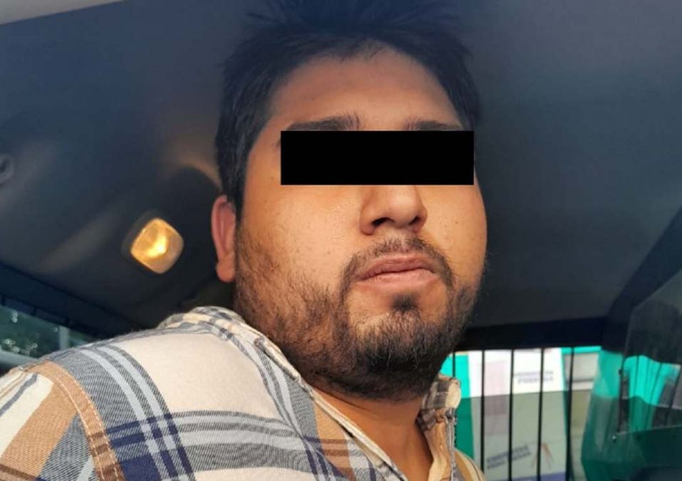 El detenido fue identificado como Juan Antonio A de 26 años de edad. | Cortesía