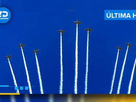 Prácticas aéreas del Desfile del 16 de septiembre en Puebla / Es Imagen