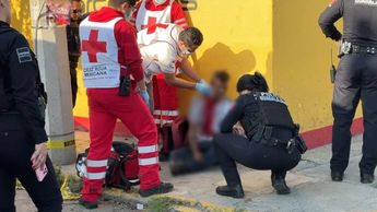 El herido presentaba una lesión de aproximadamente tres centímetros en la parte posterior de la cabeza | Foto: Juan Carlos Munguía