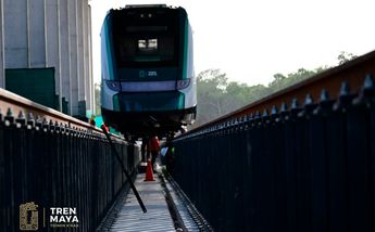 Pruebas del Tren Maya / @TrenMayaMX