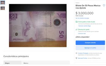 El billete se encuentra en perfectas condiciones / Captura.