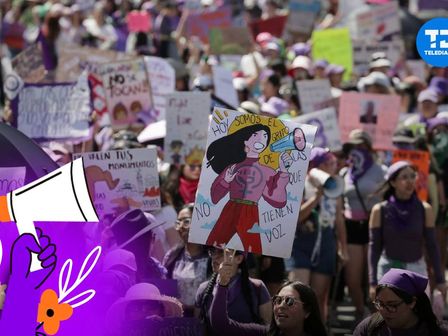 Marcha por el Día Internacional de la Mujer en la Ciudad de México