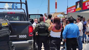 Un hombre fue asegurado a la altura de la calle Panamá y el bulevar México | FOTO: ESPECIAL