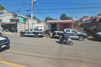 El cuerpo de la pequeña Génesis fue hallado en el Barrio del Alto de Cuautlancingo, tras un operativo de la FGE / Agencia Es Imagen