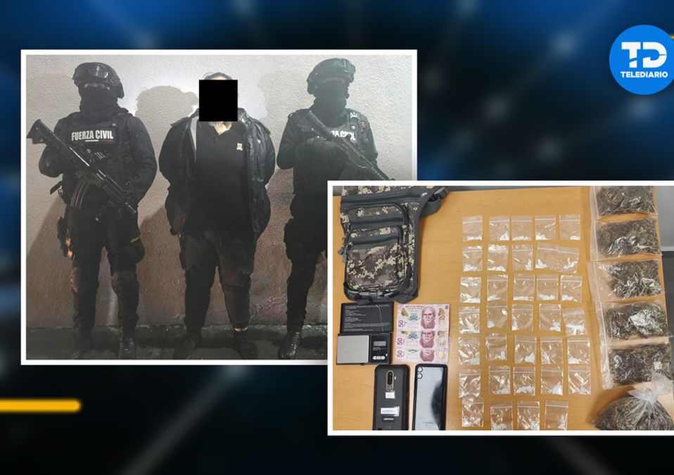 Mujer detenida en San Pedro / Especial