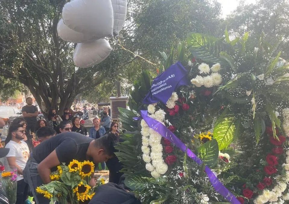 Despiden a Ariadna Fernanda en Panteón Civil de Iztapalapa