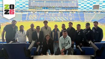 Una delegación de alto nivel de la Selección Nacional de Corea del Sur visitó el Estadio Cuauhtémoc en Puebla | Segob Puebla