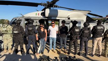 Una de las primeras imágenes reveladas tras la detención de 'El Bótox', | SSCP de Michoacán