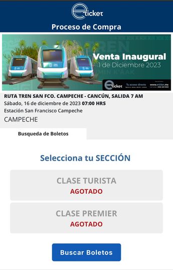 Boletos para el Tren Maya. (Especial)