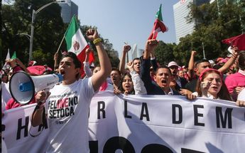Marcha por la democracia | Araceli López