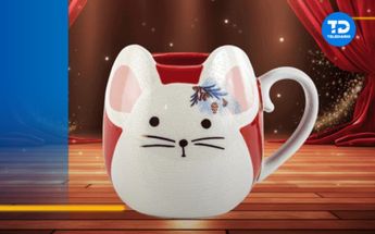 Nueva taza navideña de Starbucks. Foto: Especial