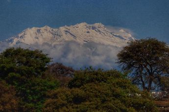 Volcanes del Valle de México se cubren de nieve. | Andrés Lobato