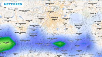 Probabilidad de lluvia en CdMx HOY 1 de octubre. | Meteored
