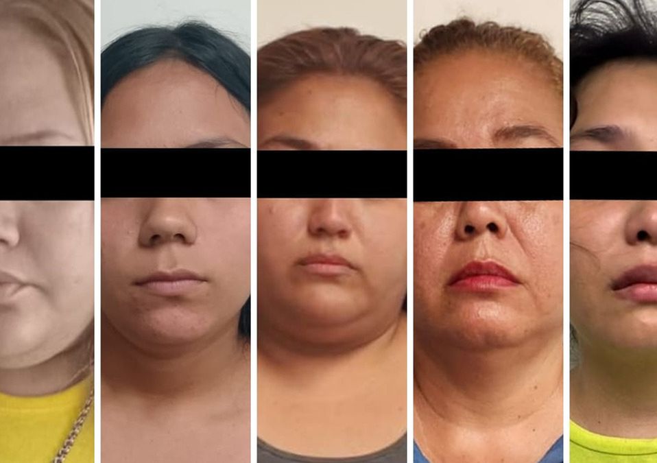 Las mujeres detenidas en Monterrey poseían drogas como mariguana, cocaína y cristal. | Cortesía