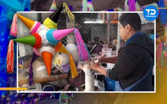 Piñatas en talleres de Cuautitlán./ (Especial)