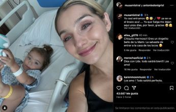 El más pequeño de la familia De Nigris Mistral sufrió un accidente que le ocasionó una fractura en el brazo y requirió una cirugía.