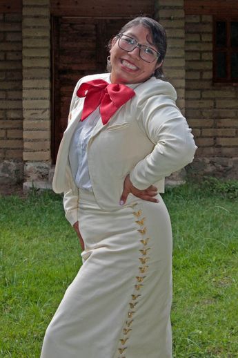 Maira Zepeda está orgullosa de ser la voz principal del Mariachi Lobo de México / Melanie Torres