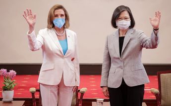 Nancy Pelosi y la presidenta taiwanesa, Tsai Ing-wen / Agencia AFP
