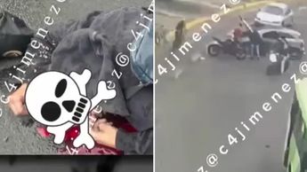 Revelan VIDEO del asesinato de 2 hombres frente a las letras de Tepito en CdMx