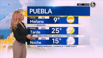 Pronóstico del tiempo para Puebla, con Jessica de Luna - 15 de marzo de 2022