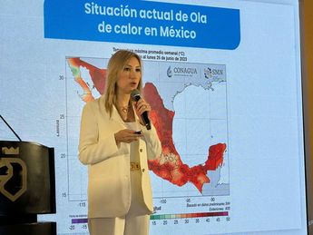 Alma Rosa Marroquín Escamilla, secretaria de Salud de Nuevo León. | Sandra González