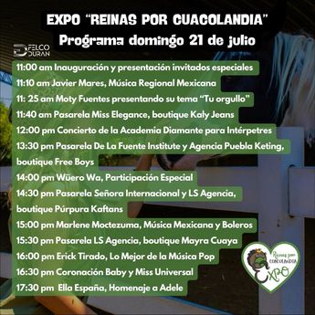 Eventos en Cuacolandia por el certamen Expo Reinas 2024 / Cortesía