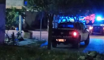Movilización policiaca por cuerpo encontrado en Juárez, Nuevo León. | Leyda Estrada