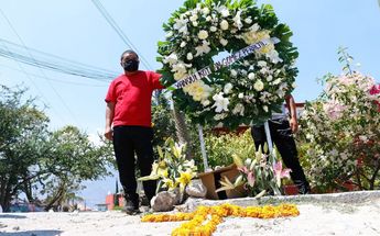 Yanqui Kothan fue velado en su natal Tixtla, Guerrero / Cuartoscuro.