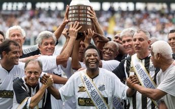 Quedará para la historia Pelé con el Club de Santos de Brasil.