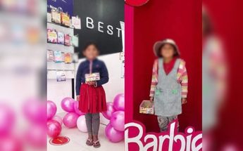 Niña vendedora de dulces se vuelve viral / Cortesía de Facebook