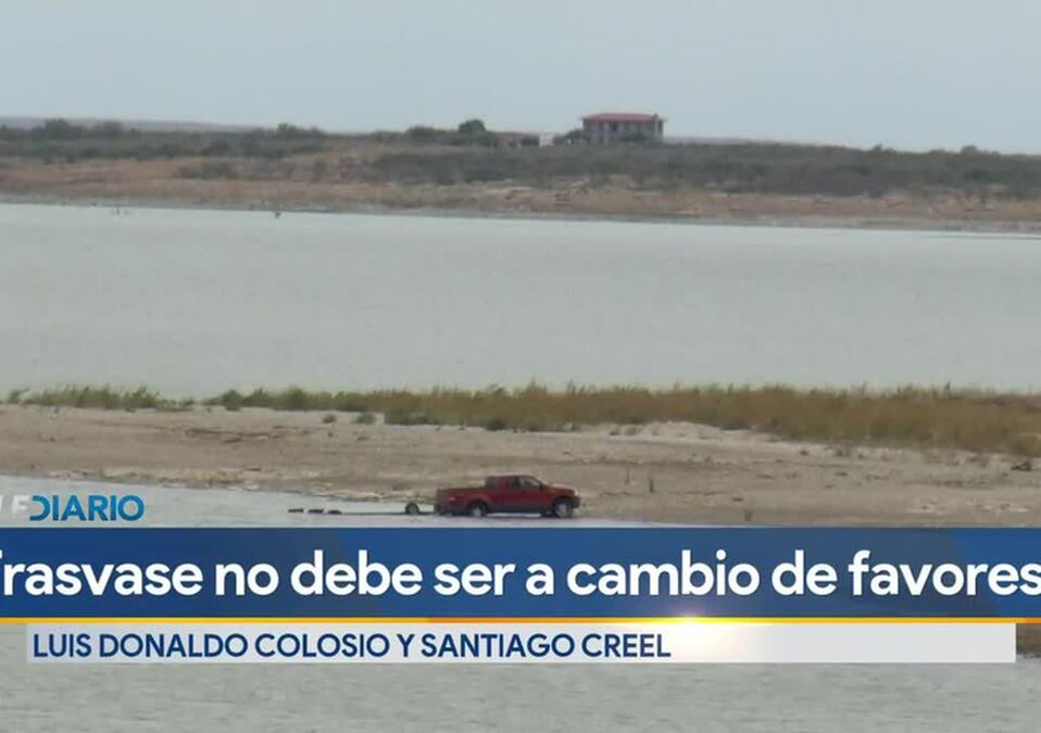 Creel y Colosio coinciden en que trasvase no debe ser politizado